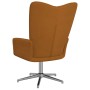 Silla de relajación de terciopelo marrón de vidaXL, Sillones - Ref: Foro24-327729, Precio: 70,34 €, Descuento: %