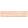 Solid untreated oak wood wall shelf 200x40x(2-4) cm by vidaXL, Shelves and shelves - Ref: Foro24-363606, Price: 85,27 €, Disc...