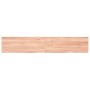 Light brown treated oak wood wall shelf 160x30x(2-4) cm by vidaXL, Shelves and shelves - Ref: Foro24-363708, Price: 62,99 €, ...