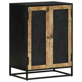 Aparador con 2 puertas hierro y madera maciza mango 55x35x75 cm de vidaXL, Aparadores - Ref: Foro24-353888, Precio: 235,87 €,...