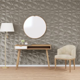 Wall panels 48 pcs XPS diamond gray concrete 50x50cm 12 m² by vidaXL, Wall covering - Ref: Foro24-356928, Price: 121,99 €, Di...