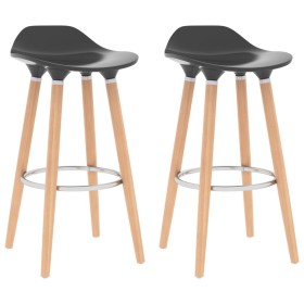 Kitchen stools 2 units anthracite gray by vidaXL, Kitchen stools - Ref: Foro24-289366, Price: 141,64 €, Discount: %