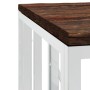 Couchtisch aus recyceltem Holz aus Edelstahl und Silber von vidaXL, Couchtisch - Ref: Foro24-350045, Preis: 81,87 €, Rabatt: %