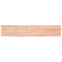 Light brown treated oak wood wall shelf 160x30x(2-6) cm by vidaXL, Shelves and shelves - Ref: Foro24-363709, Price: 68,93 €, ...