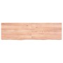 Light brown treated oak wood wall shelf 140x40x(2-4) cm by vidaXL, Shelves and shelves - Ref: Foro24-363702, Price: 69,54 €, ...