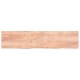 Light brown treated oak wood wall shelf 220x50x(2-6) cm by vidaXL, Shelves and shelves - Ref: Foro24-363737, Price: 129,18 €,...