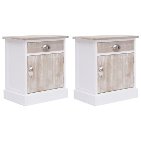 Nightstands 2 units Paulownia wood 38x28x45 cm by vidaXL, Nightstands - Ref: Foro24-284063, Price: 127,99 €, Discount: %