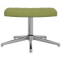 Silla de relajación con reposapiés terciopelo verde claro de vidaXL, Sillones - Ref: Foro24-327735, Precio: 95,18 €, Descuent...