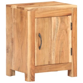 Mesita de noche de madera maciza de acacia 40x30x50 cm de vidaXL, Mesitas de noche - Ref: Foro24-320474, Precio: 102,99 €, De...