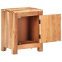 Mesita de noche de madera maciza de acacia 40x30x50 cm de vidaXL, Mesitas de noche - Ref: Foro24-320474, Precio: 102,47 €, De...