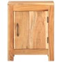 Mesita de noche de madera maciza de acacia 40x30x50 cm de vidaXL, Mesitas de noche - Ref: Foro24-320474, Precio: 102,47 €, De...