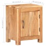 Mesita de noche de madera maciza de acacia 40x30x50 cm de vidaXL, Mesitas de noche - Ref: Foro24-320474, Precio: 102,47 €, De...