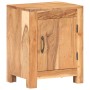 Mesita de noche de madera maciza de acacia 40x30x50 cm de vidaXL, Mesitas de noche - Ref: Foro24-320474, Precio: 102,47 €, De...