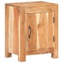 Mesita de noche de madera maciza de acacia 40x30x50 cm de vidaXL, Mesitas de noche - Ref: Foro24-320474, Precio: 102,47 €, De...