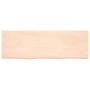 Solid untreated oak wood wall shelf 180x60x(2-4) cm by vidaXL, Shelves and shelves - Ref: Foro24-363602, Price: 92,35 €, Disc...