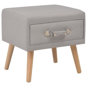 Gray bedside table 40x35x40 cm fabric by vidaXL, Nightstands - Ref: Foro24-247534, Price: 54,99 €, Discount: %