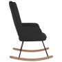 Black Velvet Rocking Chair by vidaXL, Rocking chairs - Ref: Foro24-327749, Price: 154,99 €, Discount: %