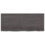 Wandregal aus dunkelbraun behandeltem Eichenholz, 120 x 50 x (2-6) cm von vidaXL, Regale und Regale - Ref: Foro24-363817, Pre...