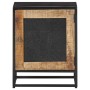 Mesita de noche de madera de mango rugosa 40x30x50 cm de vidaXL, Mesitas de noche - Ref: Foro24-323146, Precio: 92,92 €, Desc...