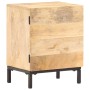 Mesita de noche de madera maciza de mango 40x30x51 cm de vidaXL, Mesitas de noche - Ref: Foro24-320225, Precio: 77,11 €, Desc...