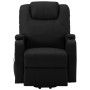 Sillón elevable cuero sintético negro de vidaXL, Sillones - Ref: Foro24-289750, Precio: 399,42 €, Descuento: %