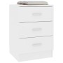 Nightstands 2 pcs white plywood 38x35x56 cm by vidaXL, Nightstands - Ref: Foro24-800451, Price: 100,47 €, Discount: %