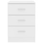 Nightstands 2 pcs white plywood 38x35x56 cm by vidaXL, Nightstands - Ref: Foro24-800451, Price: 100,47 €, Discount: %