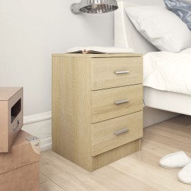 Bedside tables 2 units, particle board, Sonoma oak color, 38x35x56cm by vidaXL, Nightstands - Ref: Foro24-800457, Price: 82,9...