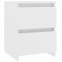 Mesita de noche madera contrachapada blanco 30x30x40 cm de vidaXL, Mesitas de noche - Ref: Foro24-800513, Precio: 39,94 €, De...