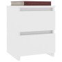 Mesita de noche madera contrachapada blanco 30x30x40 cm de vidaXL, Mesitas de noche - Ref: Foro24-800513, Precio: 39,94 €, De...