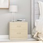 Oak-colored plywood nightstand 40x30x40 cm by vidaXL, Nightstands - Ref: Foro24-801041, Price: 36,88 €, Discount: %