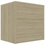 Mesita de noche madera contrachapada color roble 40x30x40 cm de vidaXL, Mesitas de noche - Ref: Foro24-801041, Precio: 36,88 ...