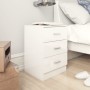 Bedside tables 2 pcs glossy white chipboard 38x35x56 cm by vidaXL, Nightstands - Ref: Foro24-800463, Price: 96,21 €, Discount: %