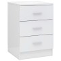 Bedside tables 2 pcs glossy white chipboard 38x35x56 cm by vidaXL, Nightstands - Ref: Foro24-800463, Price: 96,21 €, Discount: %