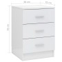 Bedside tables 2 pcs glossy white chipboard 38x35x56 cm by vidaXL, Nightstands - Ref: Foro24-800463, Price: 96,21 €, Discount: %