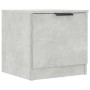 Nightstands 2 units concrete gray color 40x39x40 cm by vidaXL, Nightstands - Ref: Foro24-811205, Price: 53,60 €, Discount: %