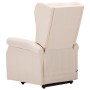 Sillón elevable tela crema de vidaXL, Sillones - Ref: Foro24-289739, Precio: 369,00 €, Descuento: %