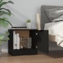 Nightstands 2 units black color 40x39x40 cm by vidaXL, Nightstands - Ref: Foro24-811199, Price: 58,99 €, Discount: %