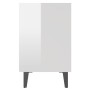 Bedside tables metal legs 2 units glossy white 40x30x50 cm by vidaXL, Nightstands - Ref: Foro24-805810, Price: 45,65 €, Disco...