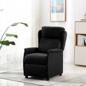 Black fabric recliner by vidaXL, Armchairs - Ref: Foro24-289778, Price: 158,79 €, Discount: %