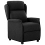 Sillón reclinable de tela negro de vidaXL, Sillones - Ref: Foro24-289778, Precio: 158,99 €, Descuento: %