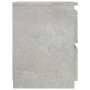 Mesita de noche de aglomerado gris hormigón 30x30x40 cm de vidaXL, Mesitas de noche - Ref: Foro24-800521, Precio: 34,98 €, De...