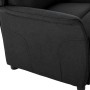 Sillón reclinable de tela negro de vidaXL, Sillones - Ref: Foro24-289778, Precio: 158,99 €, Descuento: %