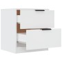 Mesitas de noche 2 uds madera contrachapada blanco de vidaXL, Mesitas de noche - Ref: Foro24-811215, Precio: 98,64 €, Descuen...