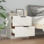 Mesitas de noche 2 uds madera contrachapada blanco de vidaXL, Mesitas de noche - Ref: Foro24-811215, Precio: 98,64 €, Descuen...