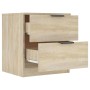 Nightstand 2 pcs Sonoma oak plywood by vidaXL, Nightstands - Ref: Foro24-811221, Price: 92,36 €, Discount: %