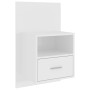 Glossy white wall bedside table by vidaXL, Nightstands - Ref: Foro24-811019, Price: 49,99 €, Discount: %