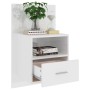 Glossy white wall bedside table by vidaXL, Nightstands - Ref: Foro24-811019, Price: 49,99 €, Discount: %