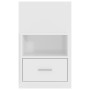 Glossy white wall bedside table by vidaXL, Nightstands - Ref: Foro24-811019, Price: 49,99 €, Discount: %