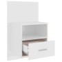 Glossy white wall bedside table by vidaXL, Nightstands - Ref: Foro24-811019, Price: 49,99 €, Discount: %